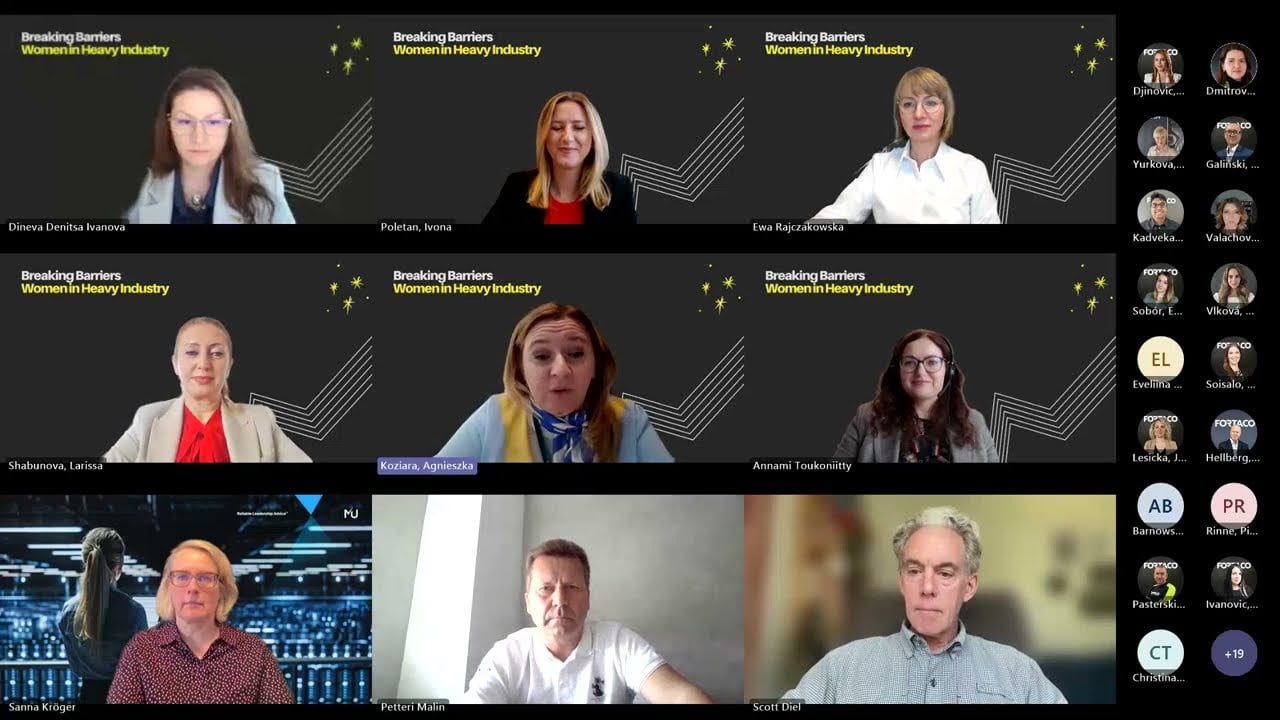 Webinar  - Breaking Barriers – Women in Heavy Industry - Fortaco Group