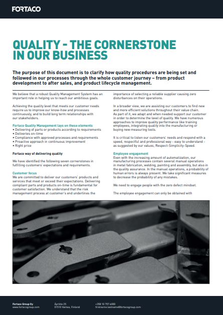 Whitepaper thumbnail about quality in heavy industry manufacturing