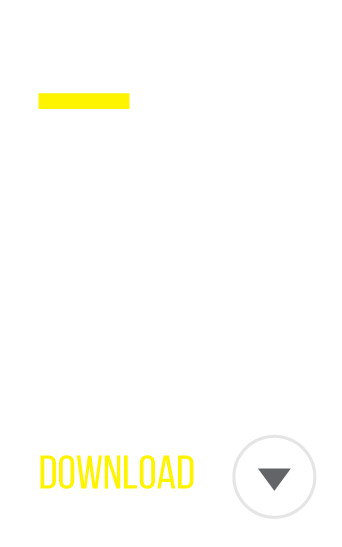 Minimalist design with the text "Supplier Handbook" at the top, a yellow underline, and "PDF DOWNLOAD" in white and yellow at the bottom. There is also a circular button with a downward arrow.